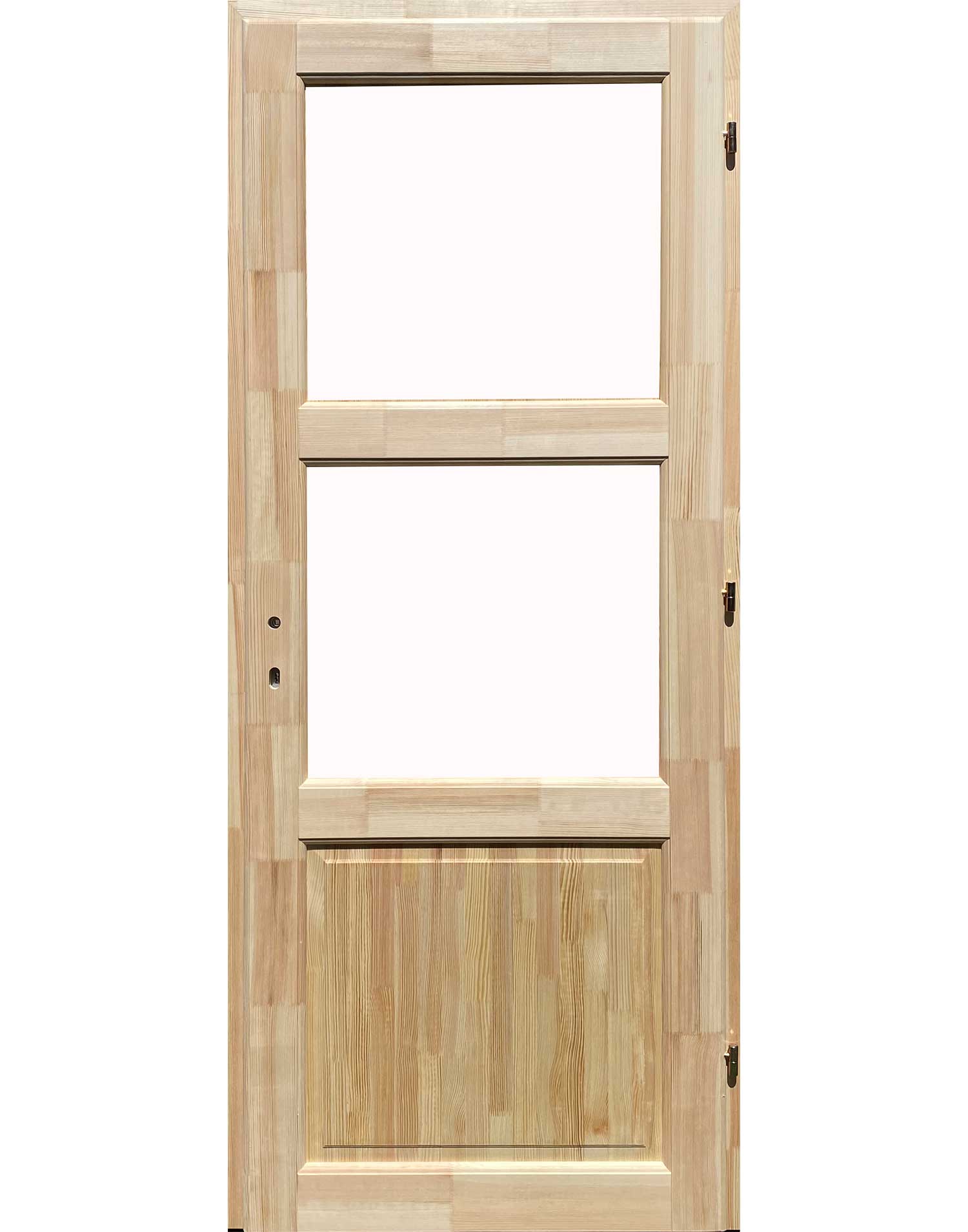 E3-11 alul fabetétes fa beltéri ajtó 12 cm-es pallótokkal 75x210 cm
